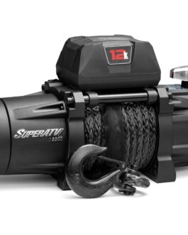 12,000 lb. Winch (with Wireless Remote & Synthetic Rope)