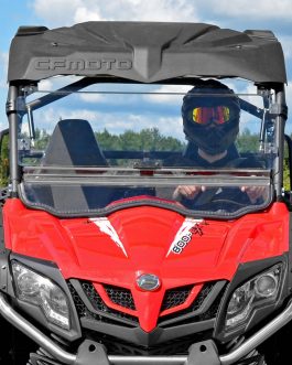 CFMOTO ZForce Scratch Resistant Flip Windshield