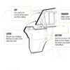 Polaris Ranger XP 1000 Convertible Cab Enclosure Doors - Image 10