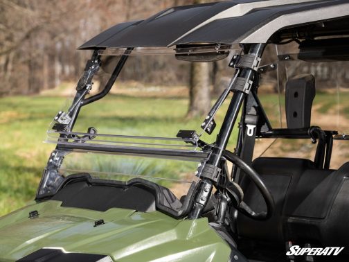 Honda Pioneer 700 Scratch Resistant Flip Windshield - Image 6