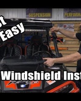 Polaris RZR XP Turbo Scratch-Resistant Full Windshield