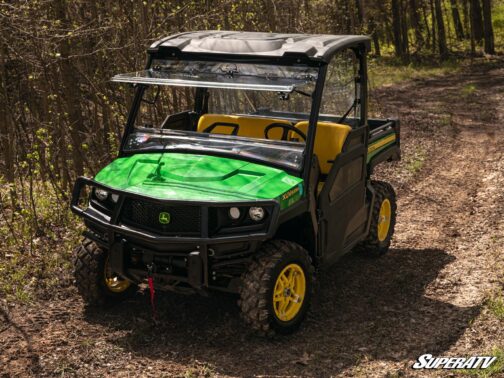 John Deere Gator XUV 835 Scratch-Resistant Flip Windshield - Image 4