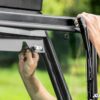 Polaris Ranger XP 900 Flip Down Glass Windshield - Image 9