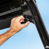 Polaris Ranger XP 900 Flip Down Glass Windshield - Image 15