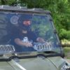 Polaris Ranger 900 Diesel Scratch-Resistant Vented Full Windshield - Image 4