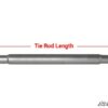 Polaris Ranger 1000 Heavy-Duty Tie Rod End Replacement Kit - Image 4