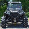 Polaris RZR XP Turbo Scratch Resistant Vented Windshield - Image 2