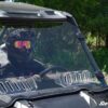 Polaris RZR XP Turbo Scratch Resistant Vented Windshield - Image 4