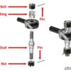 Polaris RZR S 1000 RackBoss Heavy Duty Rack and Pinion - Image 7