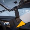 Polaris RZR Trail S 900 Scratch-Resistant Flip Down Windshield - Image 8