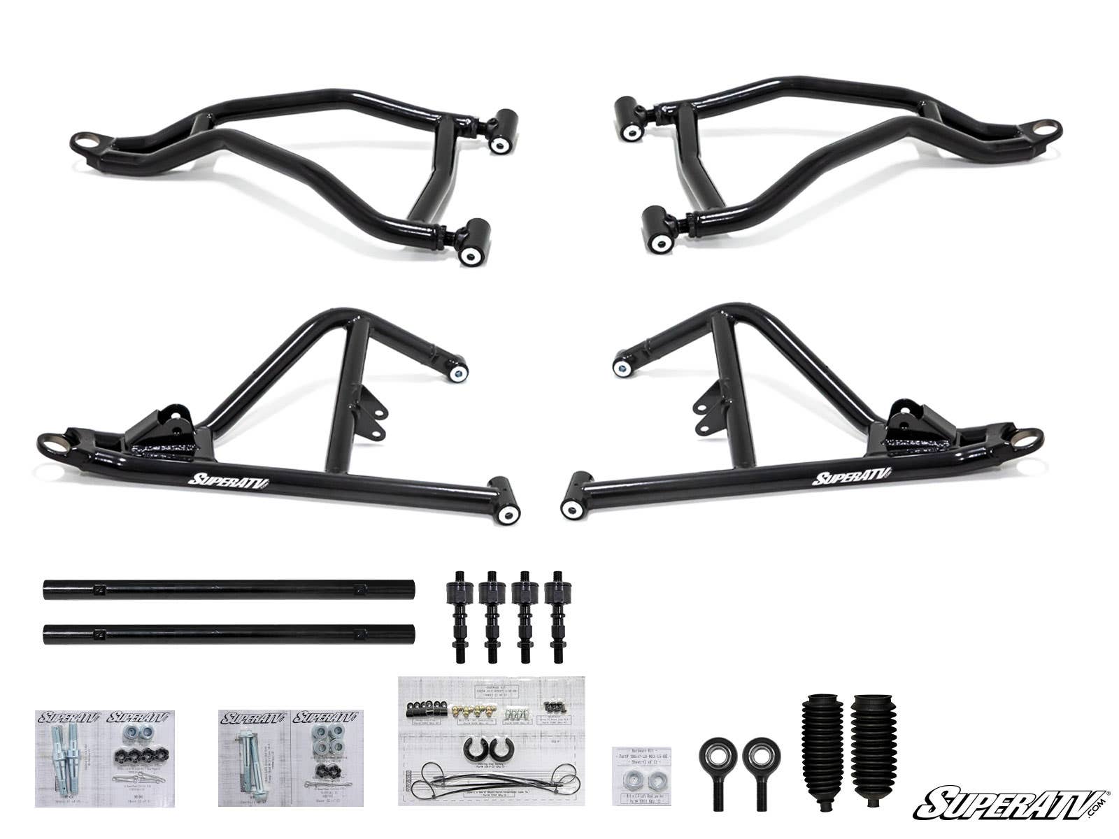 Polaris RZR XP Turbo High Clearance 2" Forward Offset A-Arms - Image 9