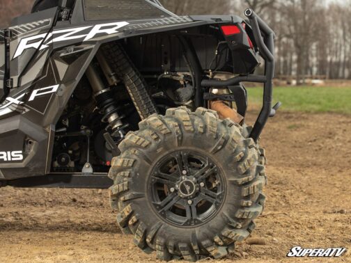 Polaris RZR XP Turbo Rear Bumper with Receiver Hitch - Image 3
