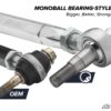 Kawasaki Teryx KRX 1000 RackBoss 2.0 Billet Aluminum Hex Tie Rod Kit - Image 5