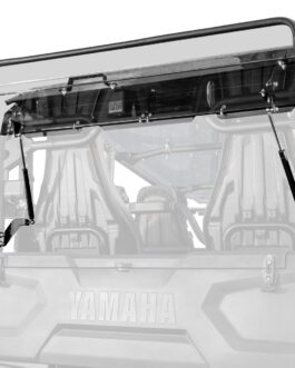 Yamaha Wolverine RMAX4 1000 Scratch-Resistant Rear Flip Windshield
