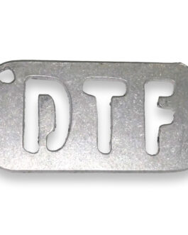 DTF Keychain – Raw Metal or Powder Coated