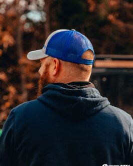 Gray and Blue SuperATV Trucker Hat