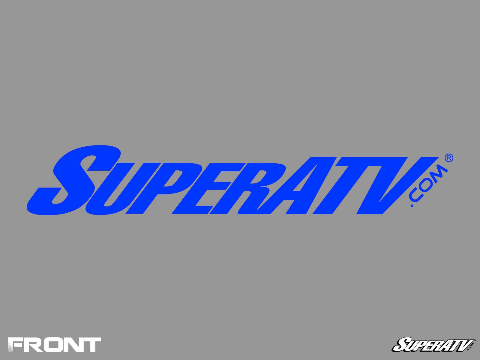 Gray and Blue SuperATV Trucker Hat - Image 3