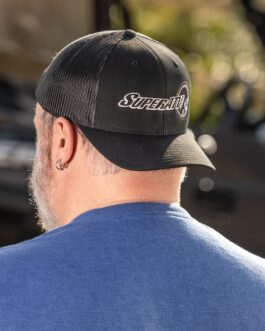Black and White SuperATV Trucker Hat
