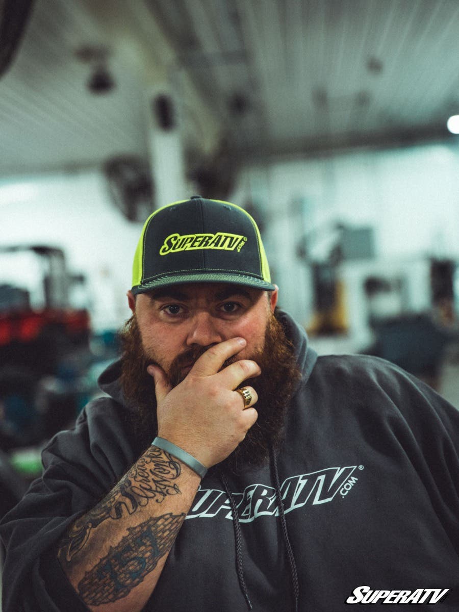 Green and Gray SuperATV Trucker Hat - Image 5