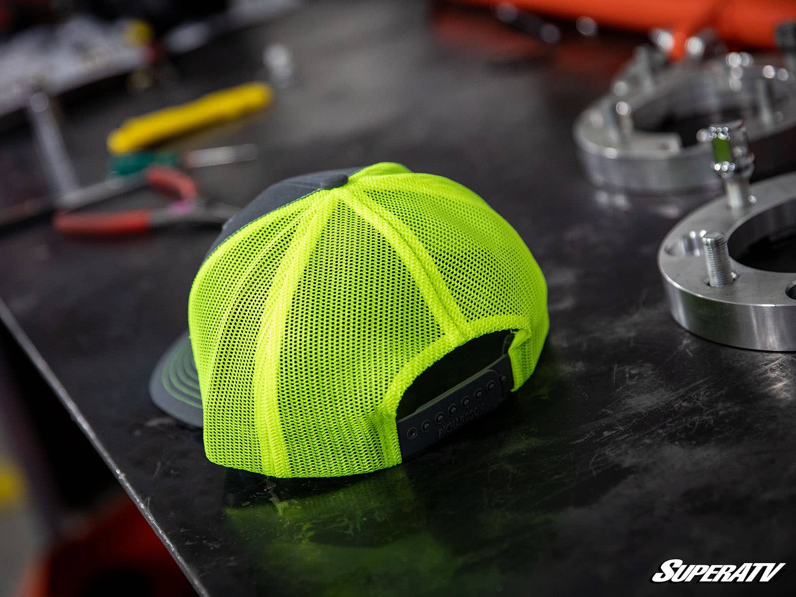 Green and Gray SuperATV Trucker Hat - Image 2