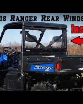 Polaris Ranger XP 1000 Scratch-Resistant Rear Windshield