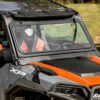 Polaris General XP 1000 Flip-Down Glass Windshield - Image 4