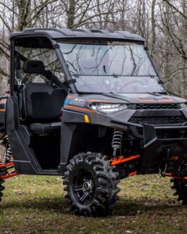 Polaris Ranger XP Kinetic Scratch Resistant Flip Down Windshield