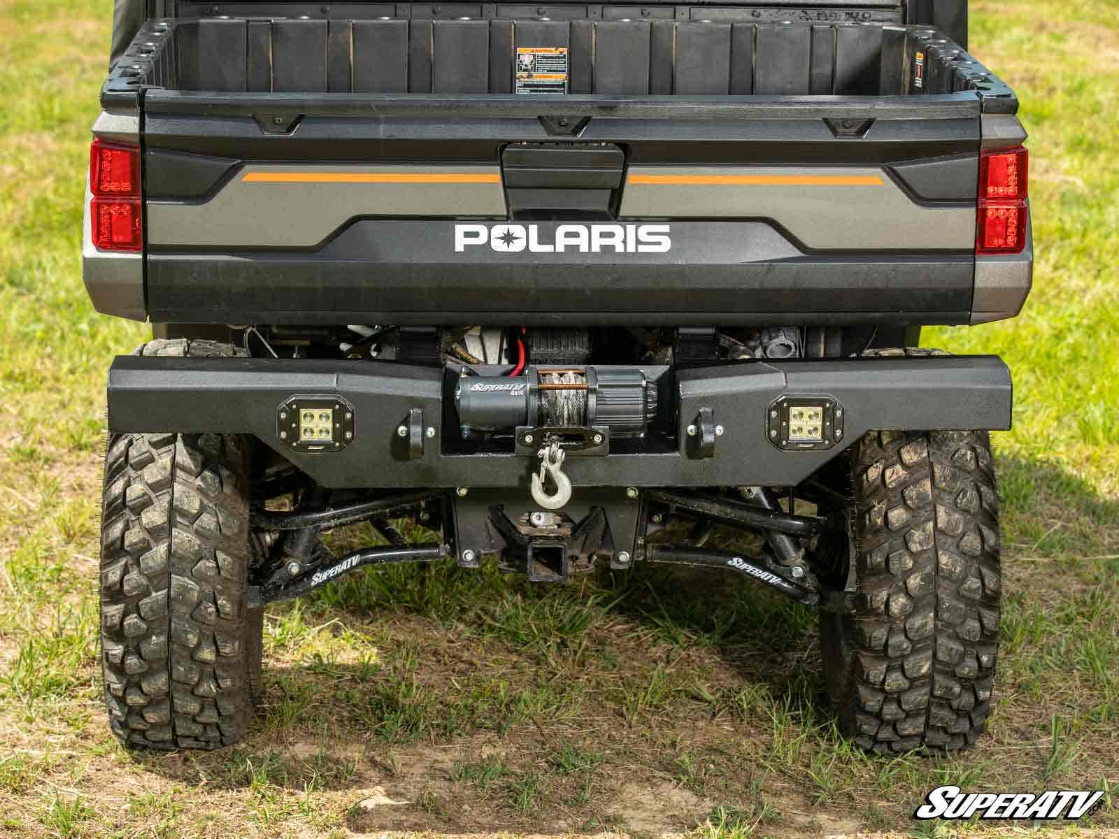 Polaris Ranger XP Kinetic Winch-Ready Rear Bumper - Image 6