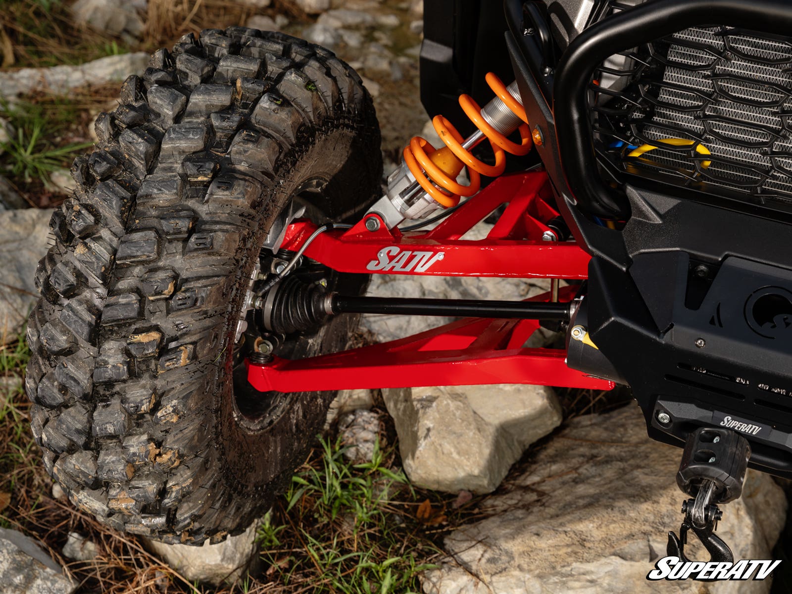 Polaris RZR XP Sidewinder A-Arms—1.5" Forward Offset - Image 4