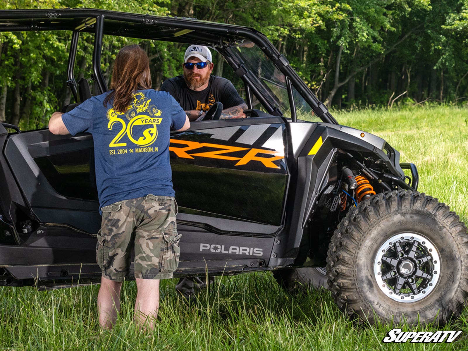 Blue & Yellow 20th Anniversary T-Shirt - Image 3