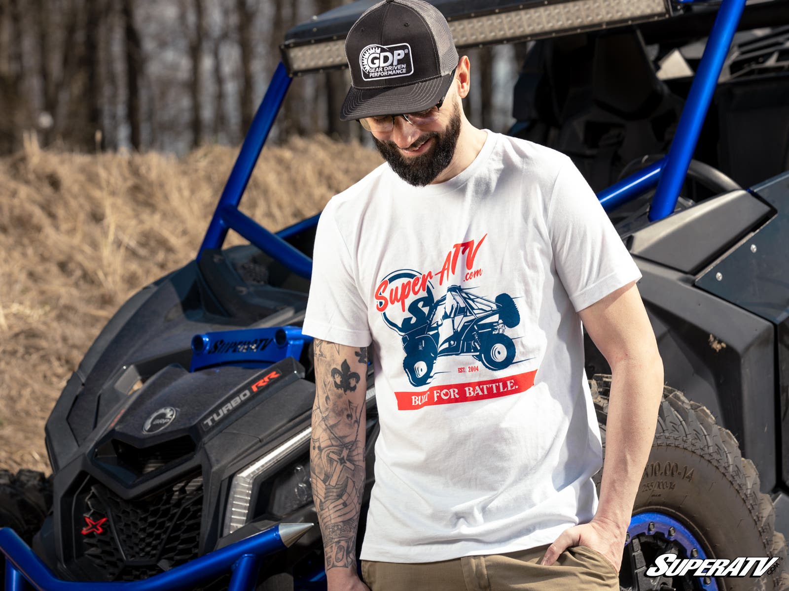 SuperATV Red, White, and Blue Unisex T-Shirt - Image 4