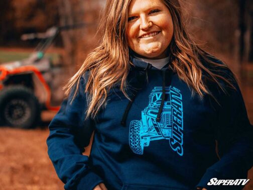 SuperATV Navy UTV Front End Hoodie - Image 4