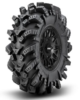 Intimidator Tires 34x10x15 on 15" Satin Black Hellfire Wheels 5/4.5 Pattern