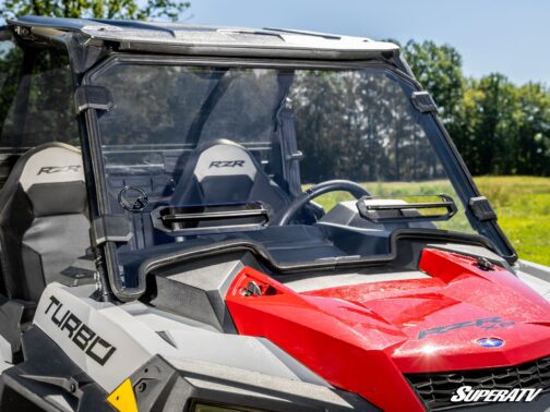 Polaris RZR XP Turbo Vented Full Windshield - Image 8