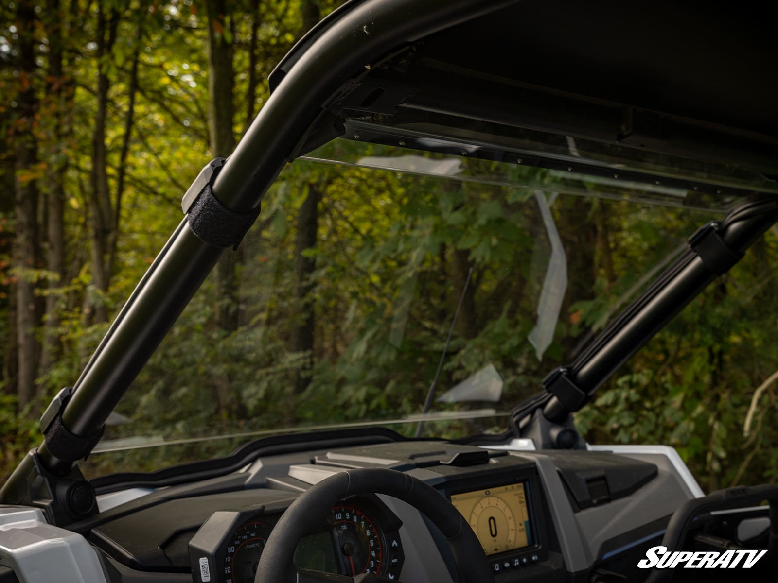 Polaris RZR Turbo R Scratch-Resistant Full Windshield - Image 6