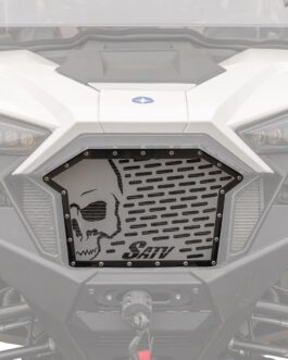 Polaris RZR Turbo R Skull Style Grille Insert