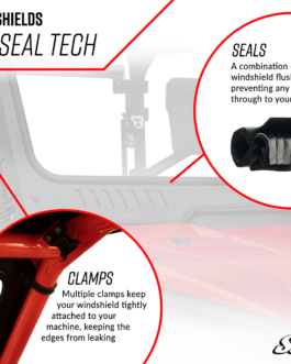 Yamaha Wolverine X2 1000 Glass Windshield