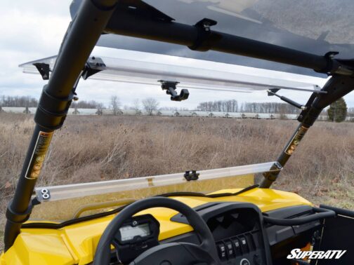 Can-Am Commander Scratch Resistant Flip Windshield - Image 5