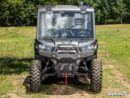 Can-Am Defender MaxDrive Power Flip Glass Windshield - Image 4