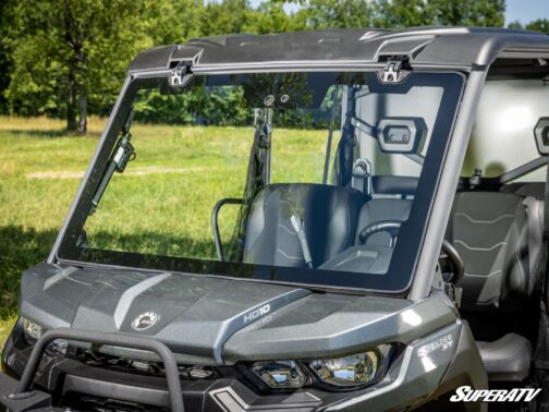 Can-Am Defender MaxDrive Power Flip Glass Windshield - Image 7