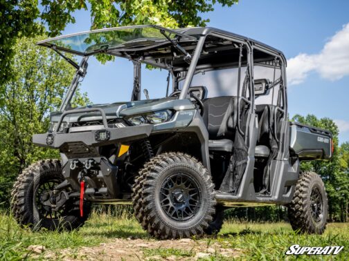 Can-Am Defender MaxDrive Power Flip Glass Windshield - Image 8