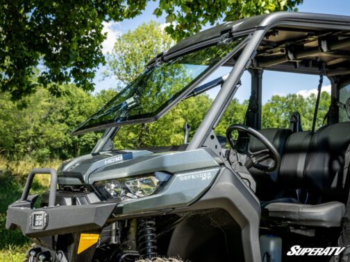 Can-Am Defender MaxDrive Power Flip Glass Windshield - Image 12
