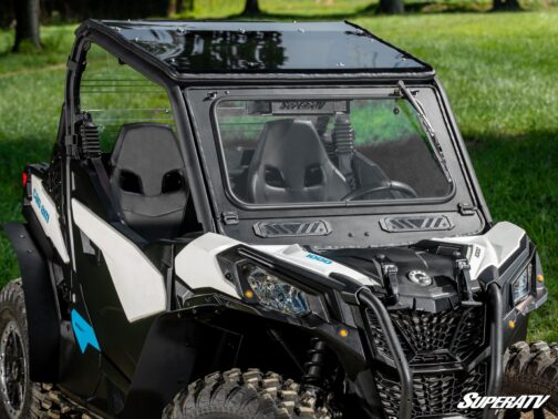 Can-Am Maverick Sport Flip Down Glass Windshield - Image 6