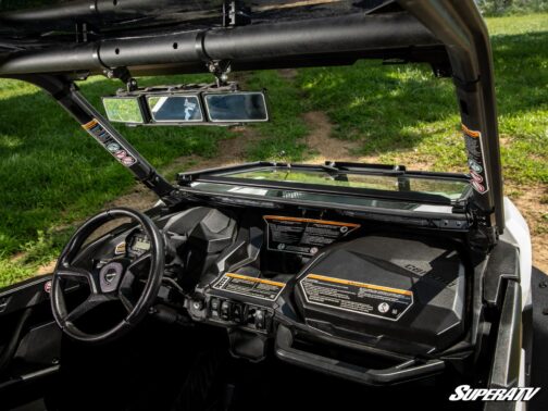 Can-Am Maverick Sport Flip Down Glass Windshield - Image 11