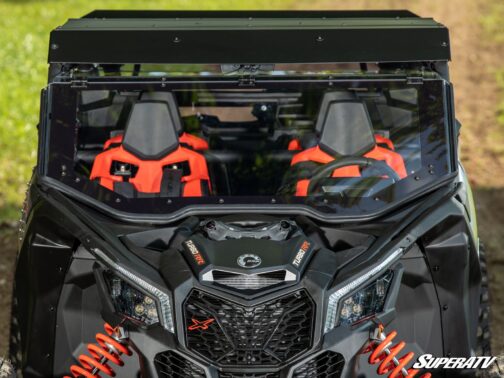Can-Am Maverick X3 MaxDrive Power Flip Windshield - Image 4