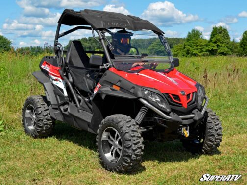CFMOTO ZForce Scratch Resistant Flip Windshield - Image 3
