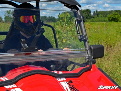 CFMOTO ZForce Scratch Resistant Flip Windshield - Image 4