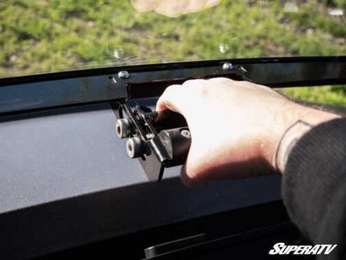 Polaris Ranger 1000 Scratch Resistant Flip Windshield - Image 7