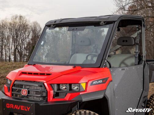 Gravely Atlas JSV MaxDrive Power Flip Glass Windshield - Image 5