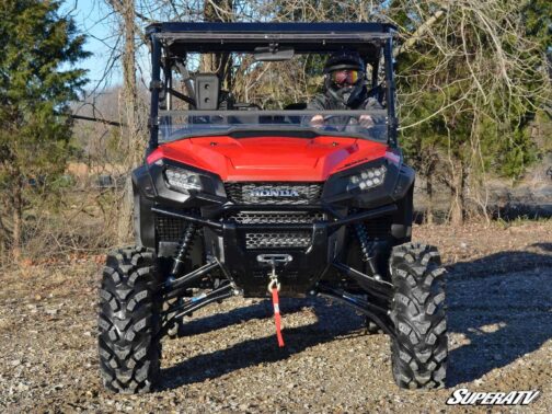 Honda Pioneer 1000 Scratch-Resistant Flip Windshield - Image 2
